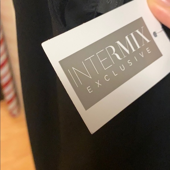 NWT / Black Deep V Gown / Intermix / S - Picture 5 of 9